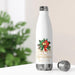 Festive Christmas 20oz Insulated Water Bottle with Copper-Lined Interior