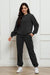 Cozy Lounge Ensemble Featuring Crew Neck Sweater and Jogger Trousers