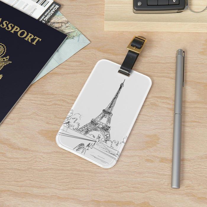 Personalized Luxury Acrylic Luggage Tags: Jetsetter's Choice Collection