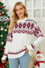 Sophisticated Ribbed Knit Sweater with Chic Elegance