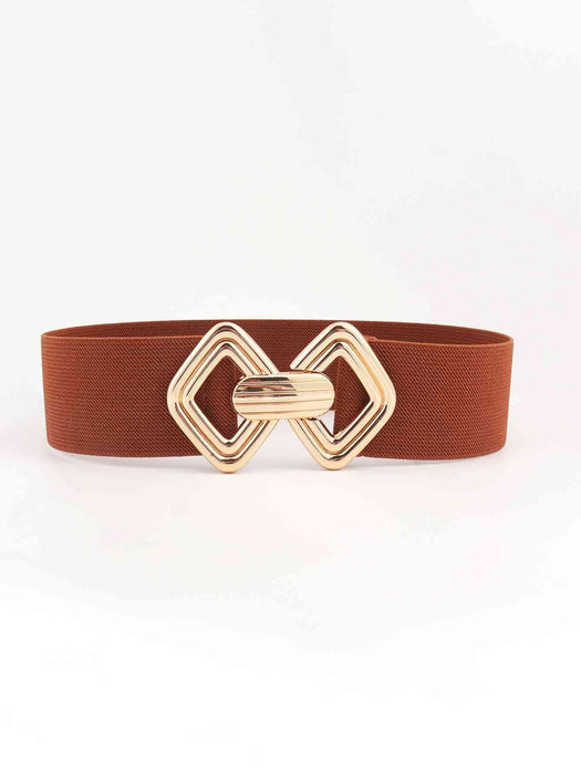 Sleek Elastic Geometric Belt Collection - Perfect for Any Occasion