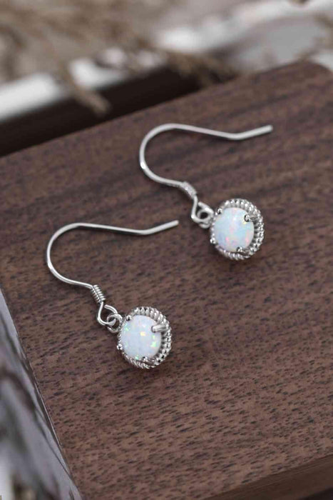 Opal Drop Earrings Set with Luxury Presentation Box