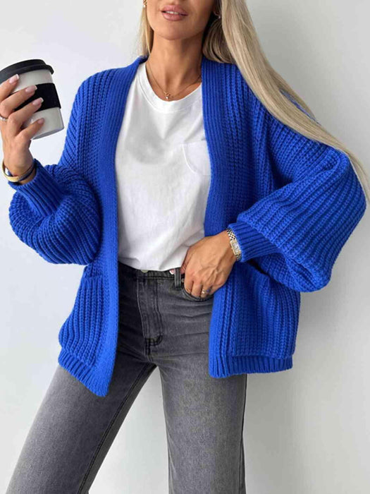 Cozy Luxe Oversized Knit Cardigan with Relaxed Sleeves