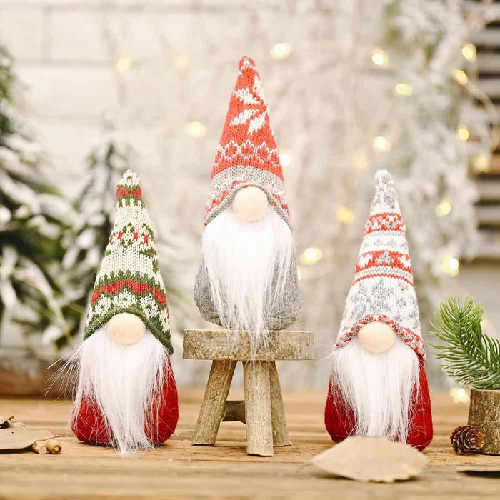 Whimsical Faceless Gnome Duo - Enchanting Home and Garden Accent