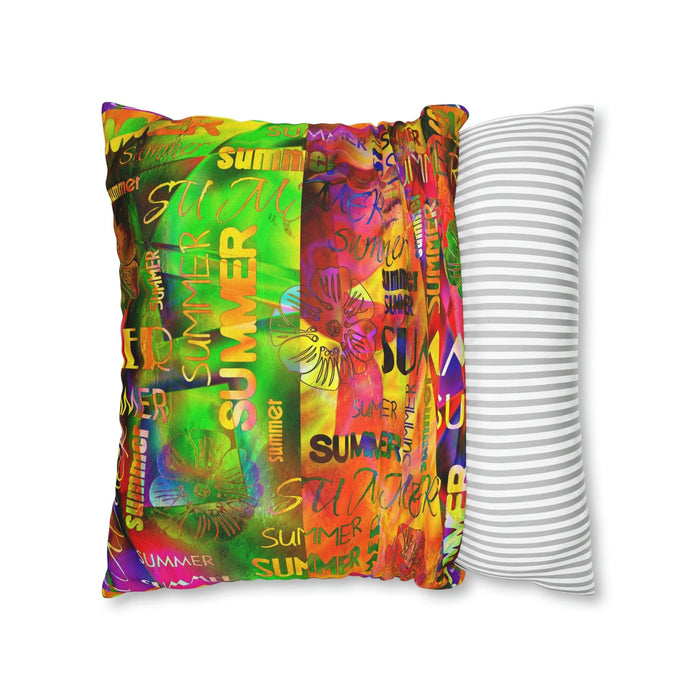 Customizable Summer Retreat Square Cushion Cover - Redefine Your Home Decor