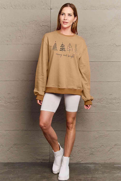 Festive Spirit Cotton Blend Sweatshirt