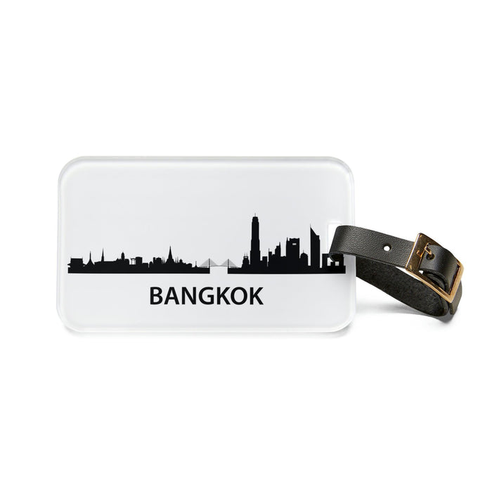 Elegant Personalized Acrylic Luggage Tag: Maison d'Elite Travel Accessory