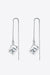 Timeless 2 Carat Lab-Diamond Sterling Silver Threader Earrings