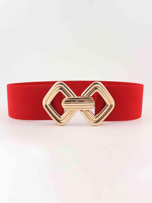 Sleek Elastic Geometric Belt Collection - Perfect for Any Occasion