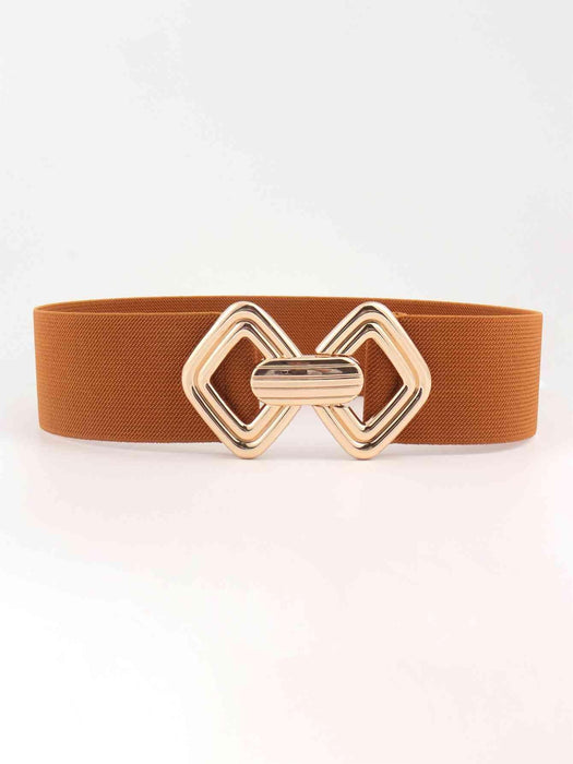 Sleek Elastic Geometric Belt Collection - Perfect for Any Occasion