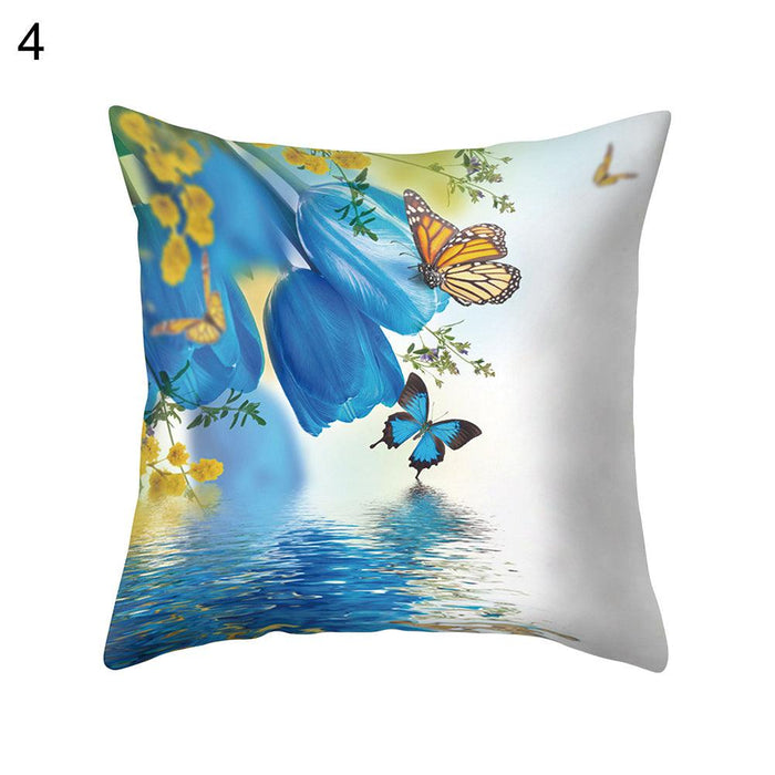 Floral Butterfly Pillow Cover: Beautify Your Living Spaces with Elegance and Charm