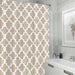 Geometric Print Waterproof Polyester Shower Curtain for Stylish Bathrooms