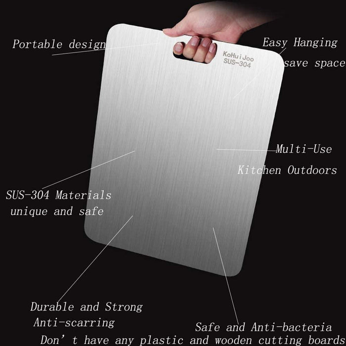 304 Stainless Steel Cutting Board: Durable Eco-Friendly Kitchen Essential