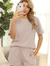 Chic Women's Waffle Lounge Set: Luxurious and Fashionable Casual Wear