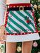 Festive Christmas Knit Skirt with Elastic Waist for Stylish Seasonal Attire