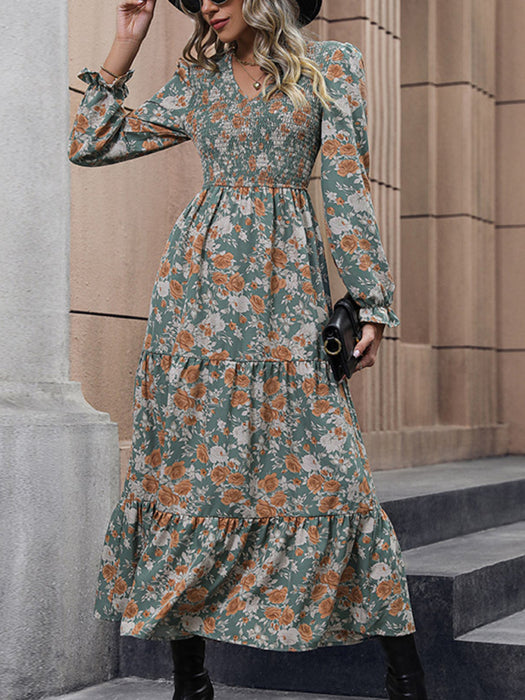 Elegant Floral Maxi Dress - Timeless Style for Every Occasion