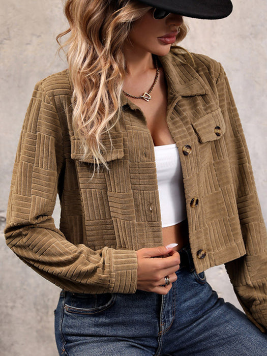 Fashionable Fall-Winter Women's Corduroy Jacket: Stay Cozy and Stylish