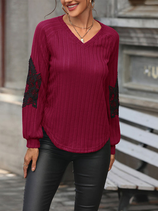 Effortless Sophistication: Stylish Knit Sweater Top for Women
