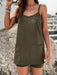 Fashion-Forward Solid Color Women's Dungaree Jumpsuit with a Chic Twist
