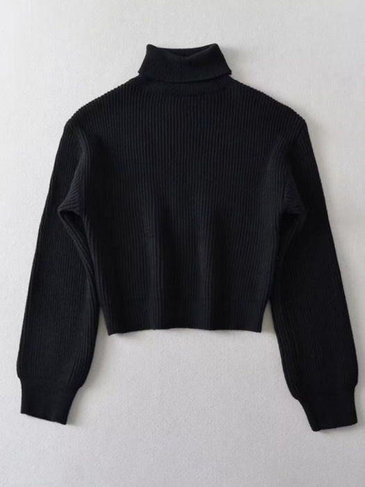 Cozy & Chic Women's Knit Turtleneck Sweater