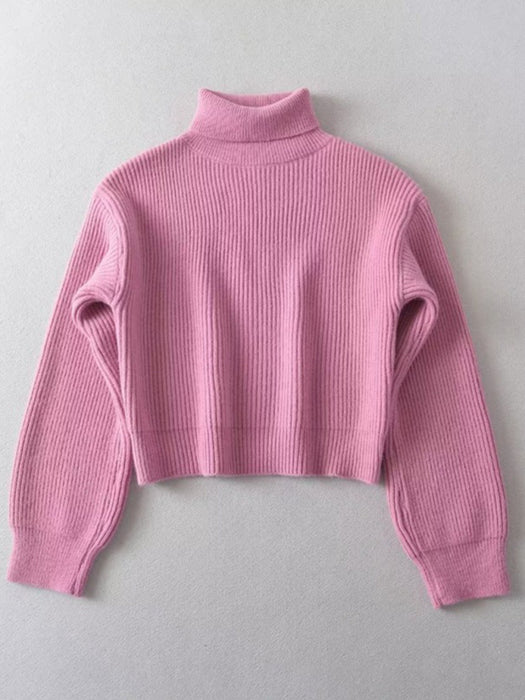 Cozy & Chic Women's Knit Turtleneck Sweater