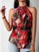 Chic Polyester Blend Printed Tank Top for Women