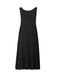 Elegant Black Suspender Midi Dress for Women - Versatile Style for Every Occasion