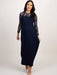 Sophisticated European and American Style Lace Maternity Dress