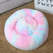 Donut Shaped Pet Calming Bed - Cozy Retreat for Dogs and Cats