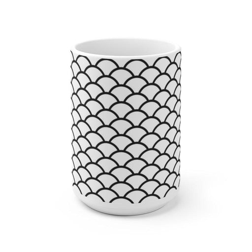 Mermaid Scales Ceramic Coffee Cup - Magical Addition to Your Morning Routine