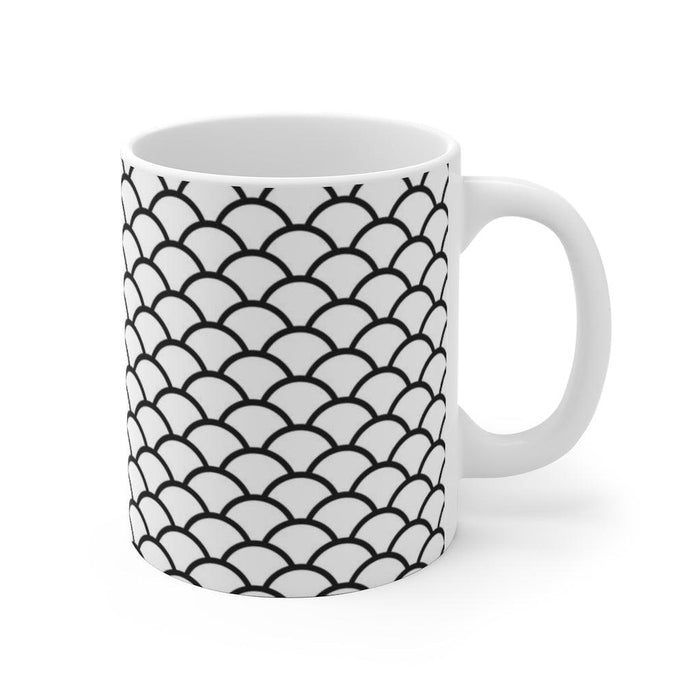 Mermaid Scales Ceramic Coffee Cup - Magical Addition to Your Morning Routine