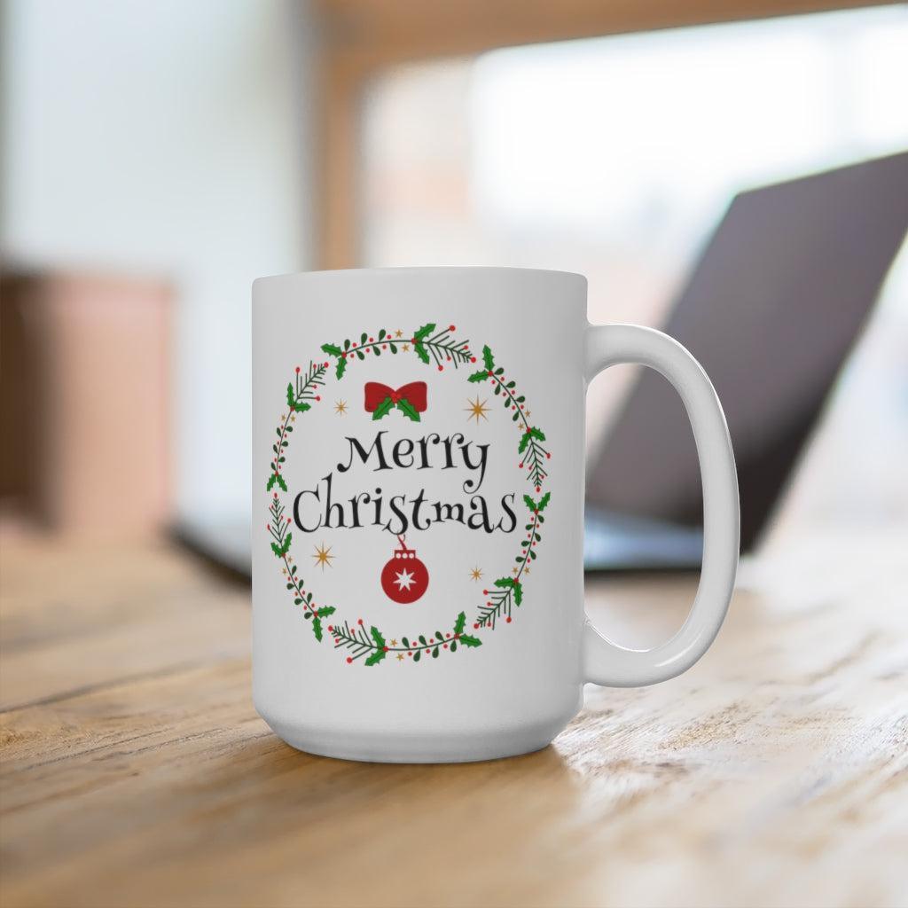 Holiday Cheer: Merry Christmas Ceramic Mug - Sip in Seasonal Joy