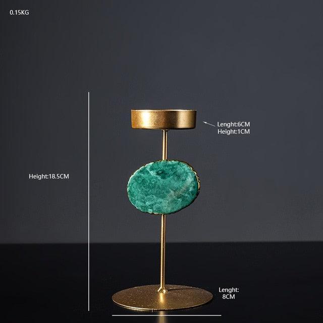 Stylish Gold and Glass Candlestick Holders for Luxurious Ambiance