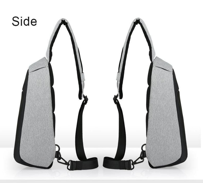 Trendy Men's Anti-theft Chest Sling Bag for Organized Fashion