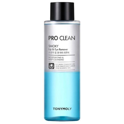 Gentle Makeup Remover for Lips & Eyes - TONYMOLY Pro Clean Smoky - 250ml