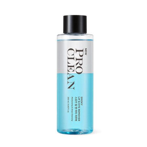 Gentle Makeup Remover for Lips & Eyes - TONYMOLY Pro Clean Smoky - 250ml