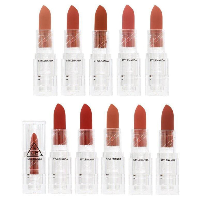 Transform Your Look with the 3CE Soft Matte Lipstick Set - 10 Gorgeous Shades for a Striking Finish