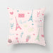 Nordic Love Story Throw Pillow Covers