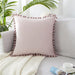 Opulent Velvet Pillowcase Set with Elegant Decorative Balls