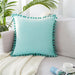 Opulent Velvet Pillowcase Set with Elegant Decorative Balls