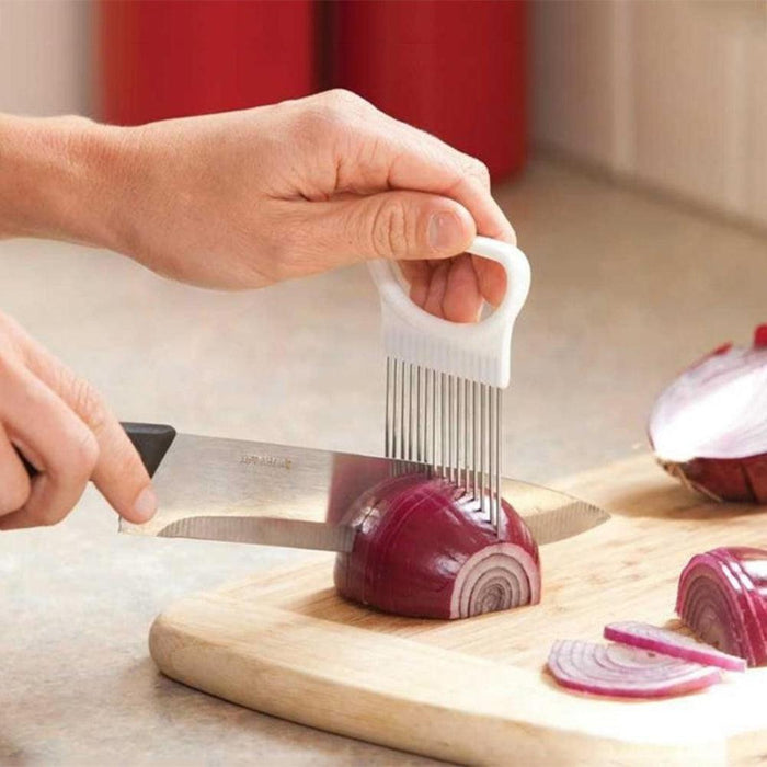 Onion Slicing Tool - Tear-Free and Efficient Kitchen Solution