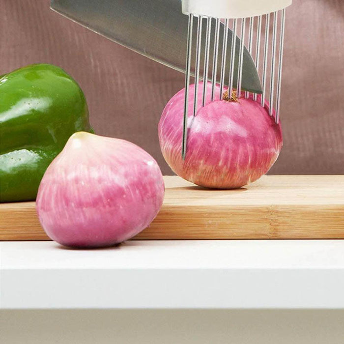 Onion Slicing Tool - Tear-Free and Efficient Kitchen Solution