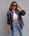 Edgy Elegance: Distressed Raw-Edge Denim Jacket for Effortless Style